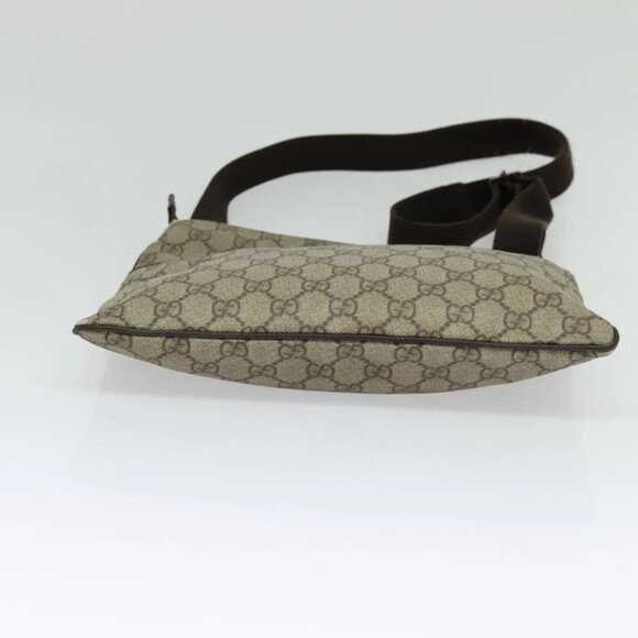 GUCCI GG Supreme Shoulder Bag PVC Beige Gold 141626 Auth BA2287 - Picture 7 of 16